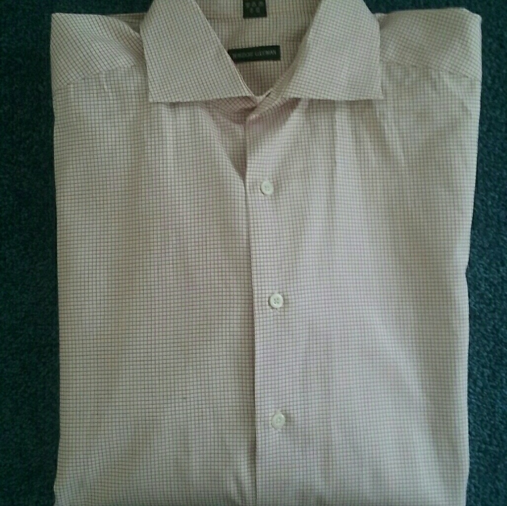 Long sleeved button down dress shirt